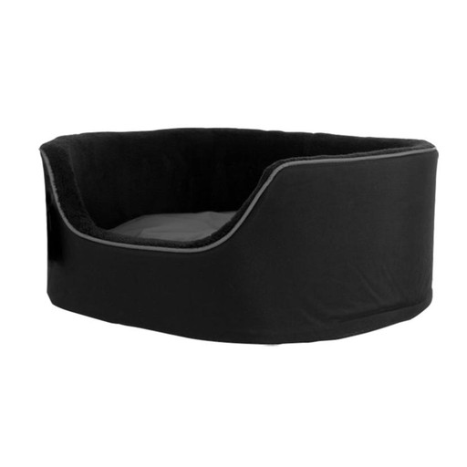 Dogman Buddy Bett mit Hohem Rand L Dogman Buddy Bett mit Hohem Rand L Schwarz