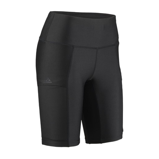 Damen Outdoorleggings Kurz Schwarz