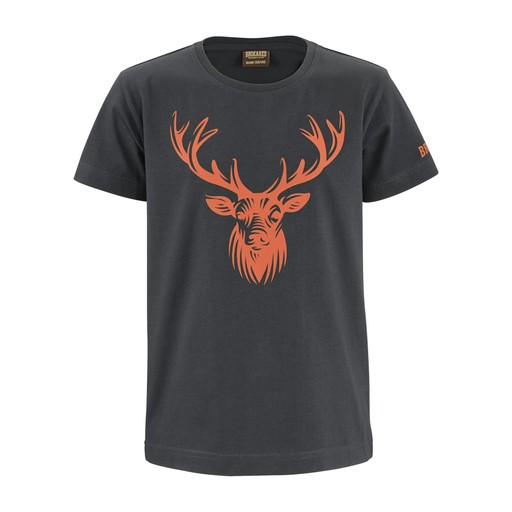 T-shirt Hjort Barn Antracitgrå