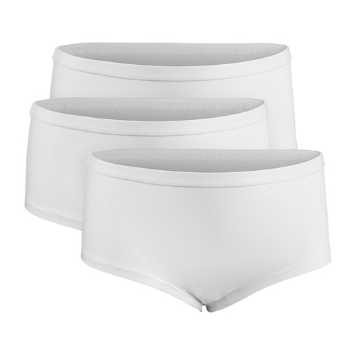 Kinder Hipster-Slip 3er-Pack Weiß  