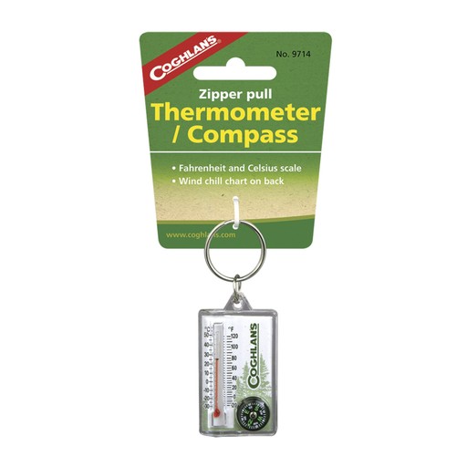 Coghlan's Zipper Pull Thermometer och Kompass Ingen färg