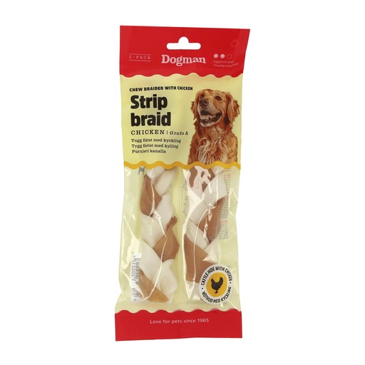 Dogman Hühnerstreifen-Zopf 2er-Pack Dogman Hühnerstreifen-Zopf 2er-Pack Keine Farbe