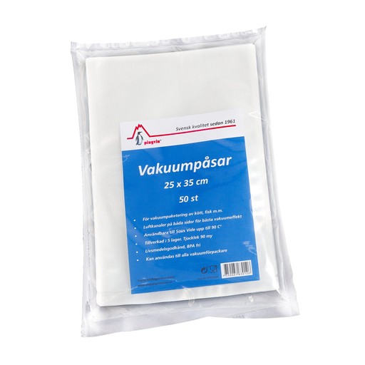 Pingvin Vakuumpåsar 90my 25x35 cm 50st Pingvin Vakuumpåsar 90my 25x35 cm 50st Ingen färg