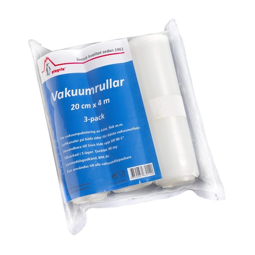 Pingvin Vakuumrullar 90my 20cmx4m 3-pack Pingvin Vakuumrullar 90my 20cmx4m 3-pack Ingen färg