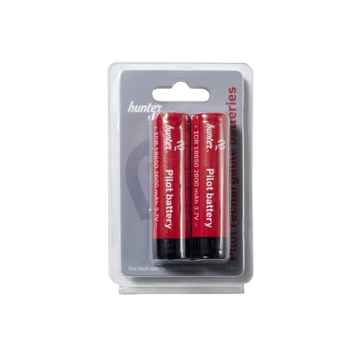 Hunter Batterie 18650 2er-Pack Hunter Batterie 18650 2er-Pack Keine Farbe