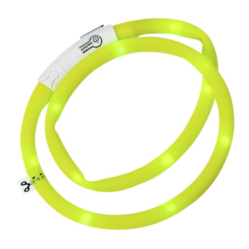 Dogman LED-Blinkhalsband Dogman LED-Blinkhalsband Gelb