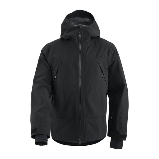 Herren Skijacke Alperna 3L Schwarz