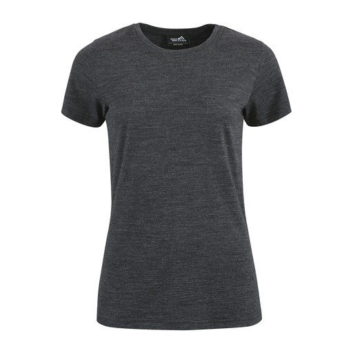 Damen Top Merinowolle Schwarz