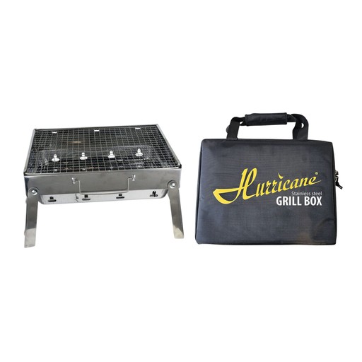 Hurricane Grill Box Stainless Steel Ingen farve