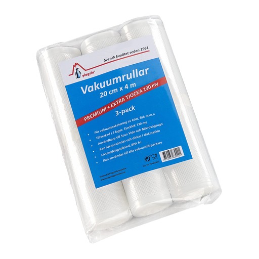 Pingvin Vakuumrullar 130my 20cmx4m 3-pack Pingvin Vakuumrullar 130my 20cmx4m 3-pack Ingen färg
