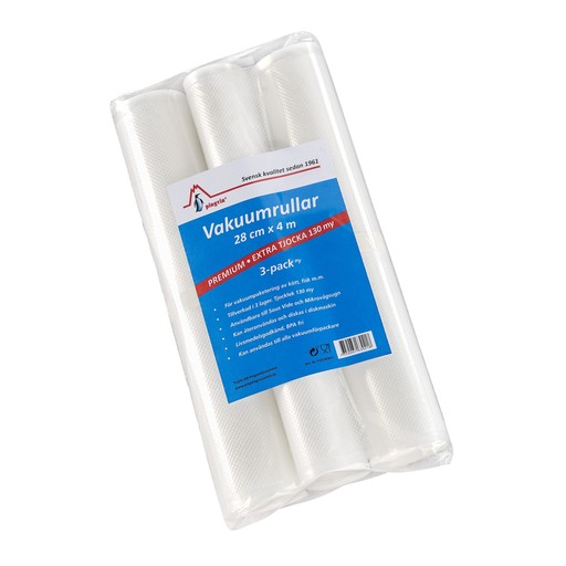 Pingvin Vakuumrullar 130my 28cmx4m 3-pack Ingen färg