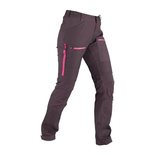 Fritidsbyxa Trekking Pro TC/4W Dam Plommon