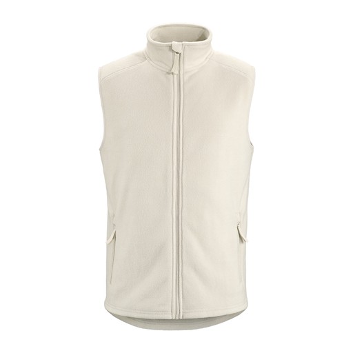 Herren Fleeceweste Visby Offwhite