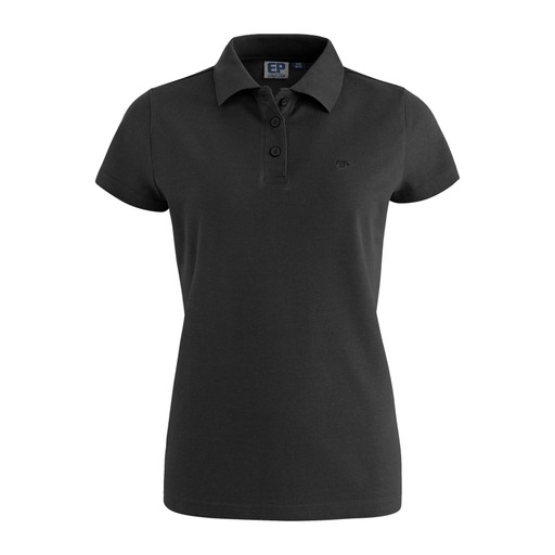 Damen Poloshirt Classic Schwarz