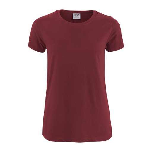 Dame T-shirt Dame T-shirt Mørkerød