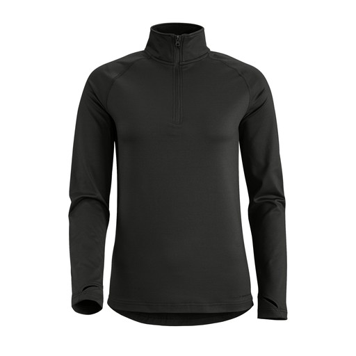 Active Naisten Pusero Half Zip Musta