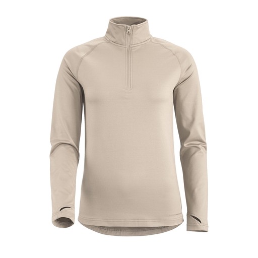 Active Naisten Pusero Half Zip Beige