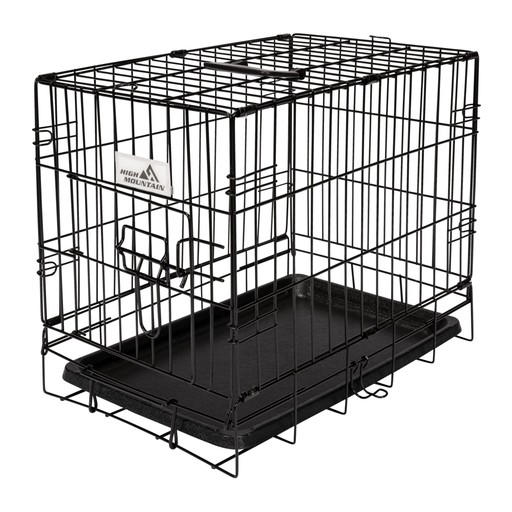 Faltbare Hundebox 46x32,5x39cm Faltbare Hundebox 46x32,5x39cm Schwarz