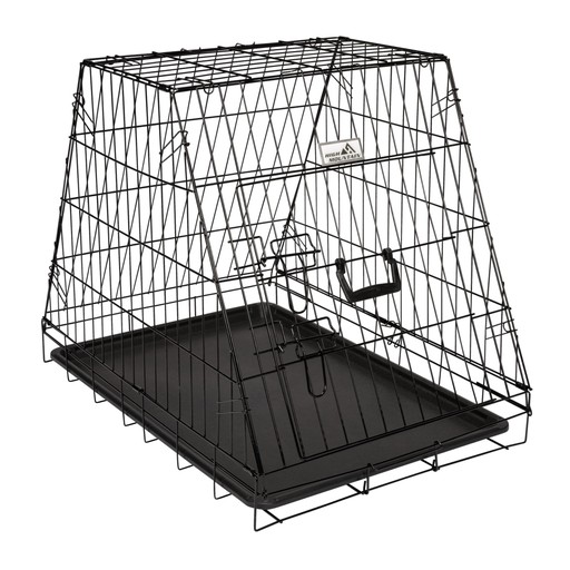 Faltbare Hundebox 76x52,5x60cm Faltbare Hundebox 76x52,5x60cm Schwarz