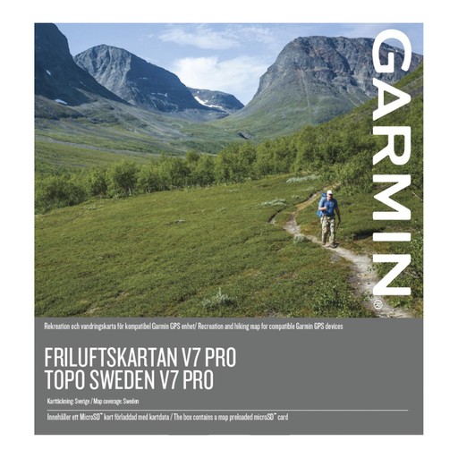 Garmin TOPO Friluftskartan V7 PRO Ingen färg