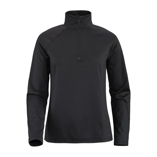 Åhus Naisten Pusero Half Zip Musta