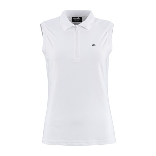 Dame Ærmeløs poloshirt Active UV+50 Dame Ærmeløs poloshirt Active UV+50 Hvid