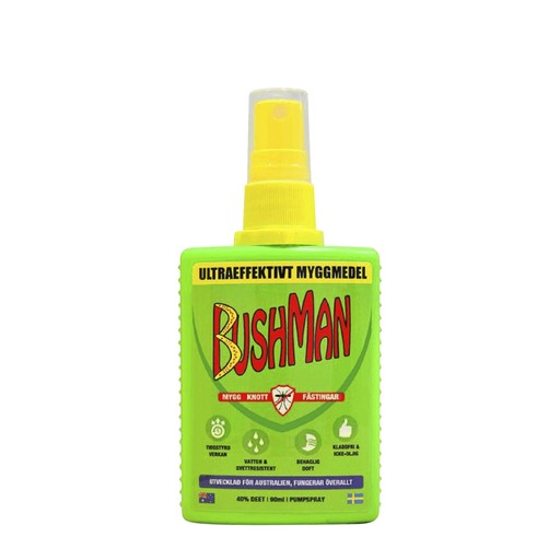 Bushman Myggmedel Spray 90 ml Bushman Myggmedel Spray 90 ml Ingen färg