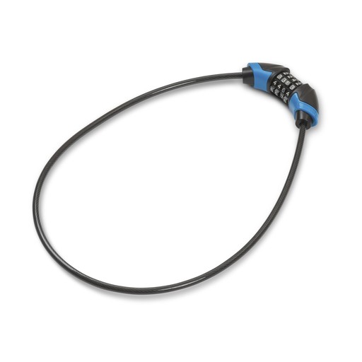 Cykellås Wire Kombination 8x1000 mm Svart