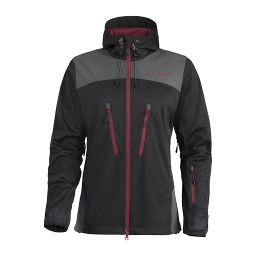 Softshelljacka Trail Pro 4W Dam Vinröd