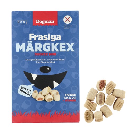 Dogman Frasiga Märgkex 500g Ingen färg