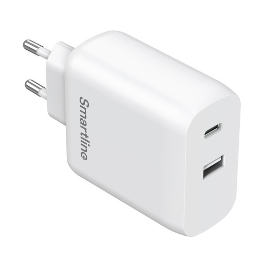 Smartline Snabbladdare PD 65W Vit