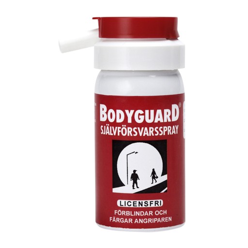 Bodyguard Självförsvarsspray Röd Ingen färg