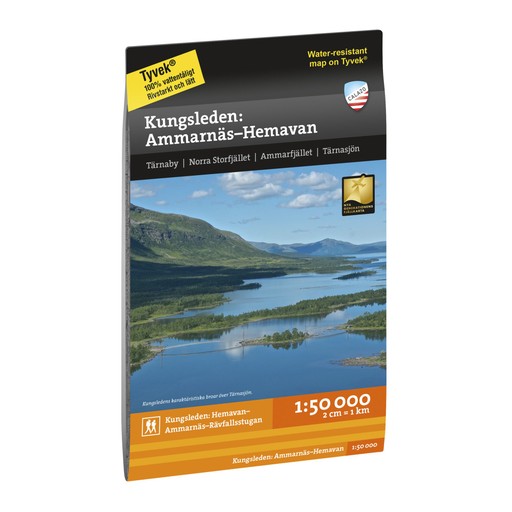 Kungsleden: Ammarnäs - Hemavan 1:50.000 Kungsleden: Ammarnäs - Hemavan 1:50.000 Ingen färg