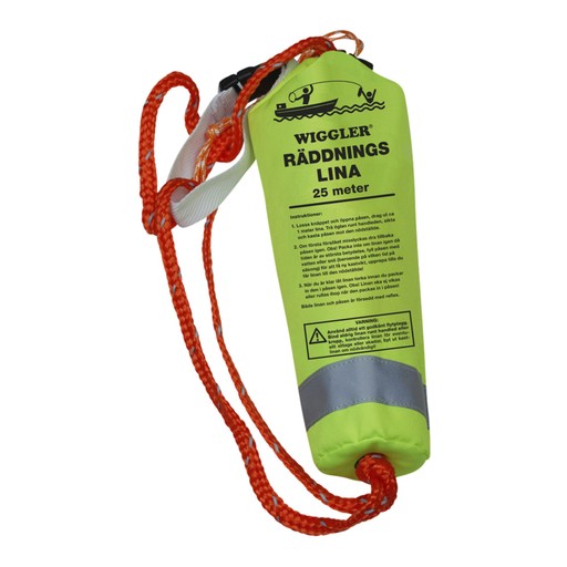 Wiggler Redningsline 25m Ingen farve