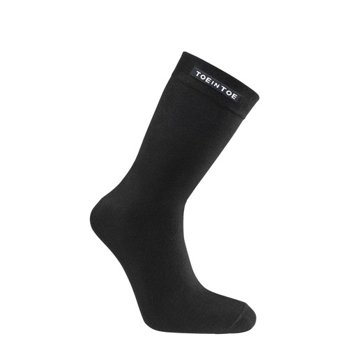 ToeInToe® Coolmax-sukat Musta