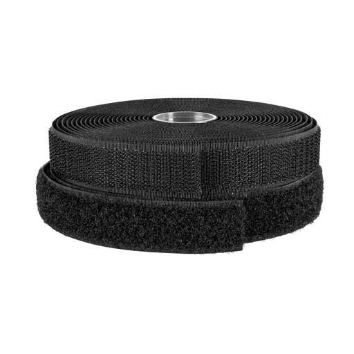 Klettverschlussband 20mm Schwarz