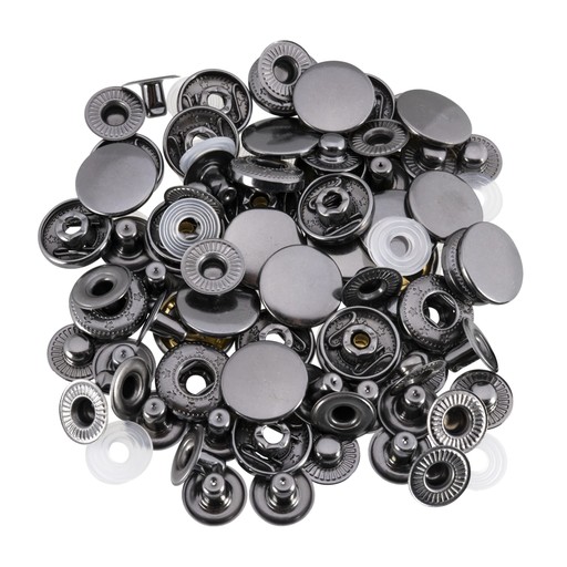 Druckknopf 15mm Antik