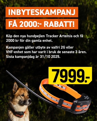 inbyteskampanj Tracker Artemis