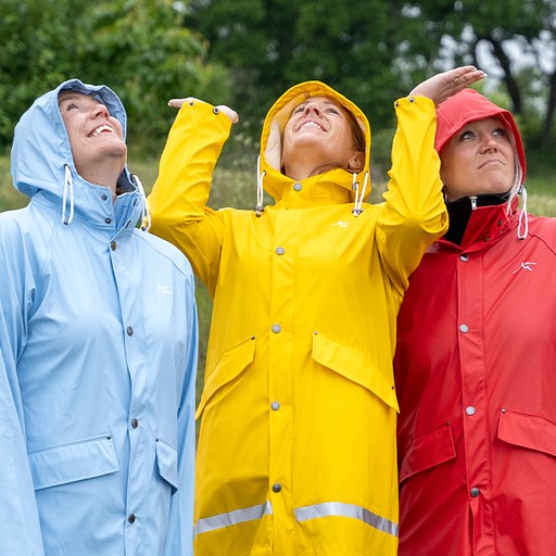Wähle das richtige Regenoutfit