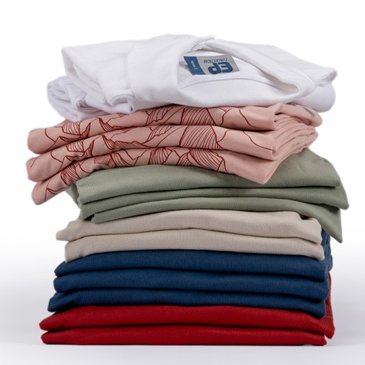 Piké, topp och t-shirt