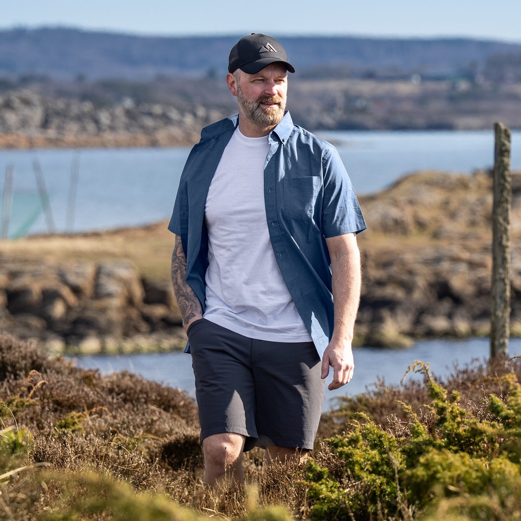 Kortärmad Skjorta Herr