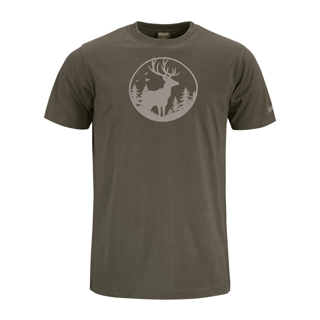 Herre T-shirt Skog