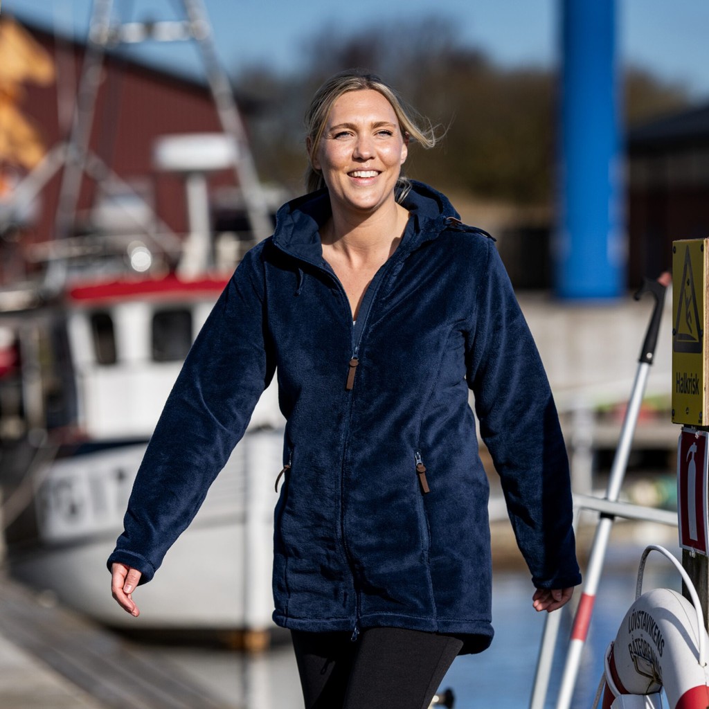 Oslo Naisten Pitkä fleecetakki