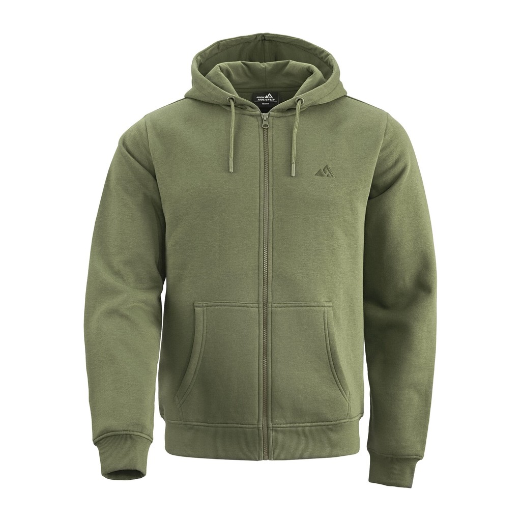 Huvtröja College med zip Herr