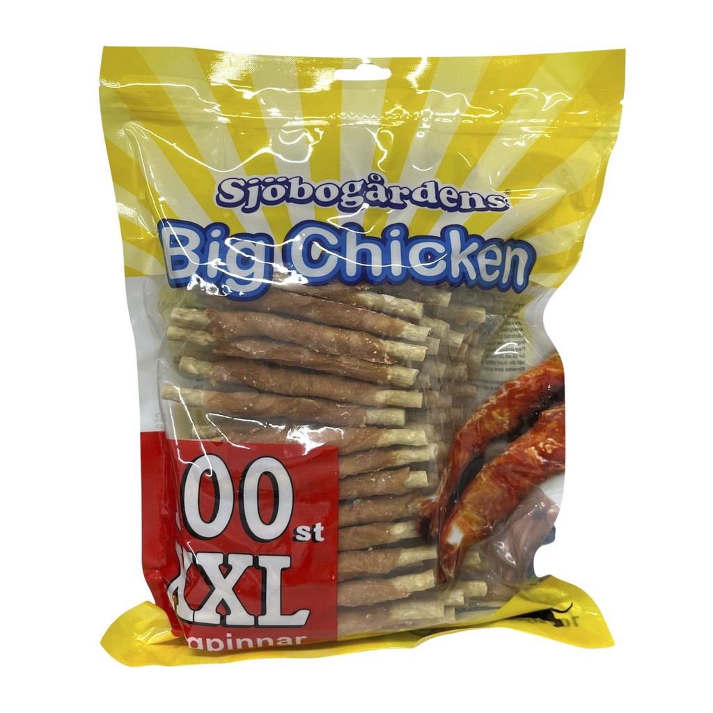 Sjöbogårdens Tuggpinnar Kyckling 100-pack XXL Sjöbogårdens Tuggpinnar Kyckling 100-pack XXL