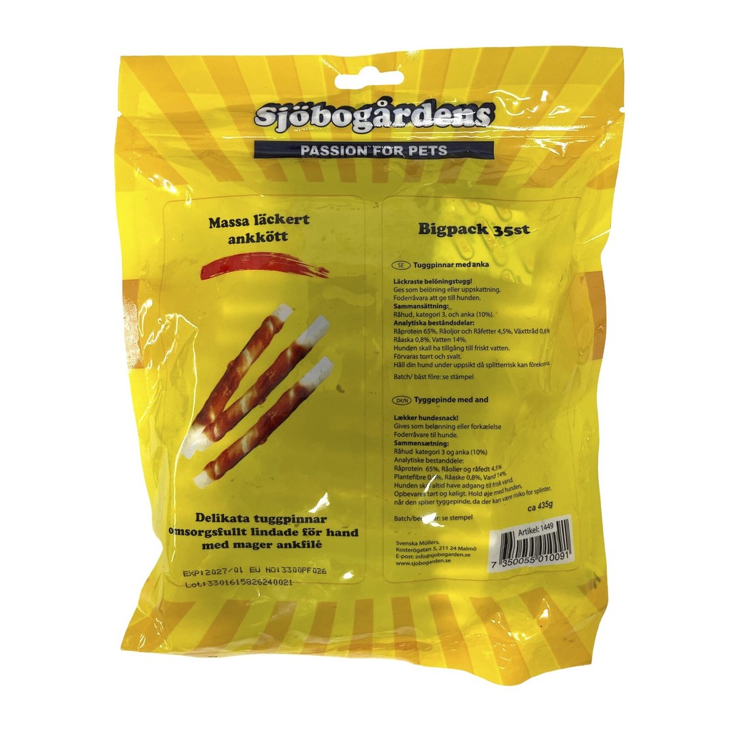 Sjöbogårdens Tuggpinnar Anka 35-pack
