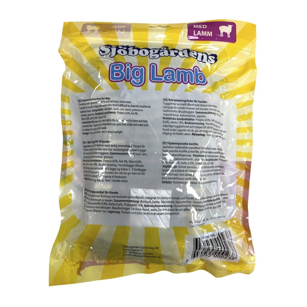 Sjöbogårdens Tuggpinnar Lamm XXL 100-pack Sjöbogårdens Tuggpinnar Lamm XXL 100-pack