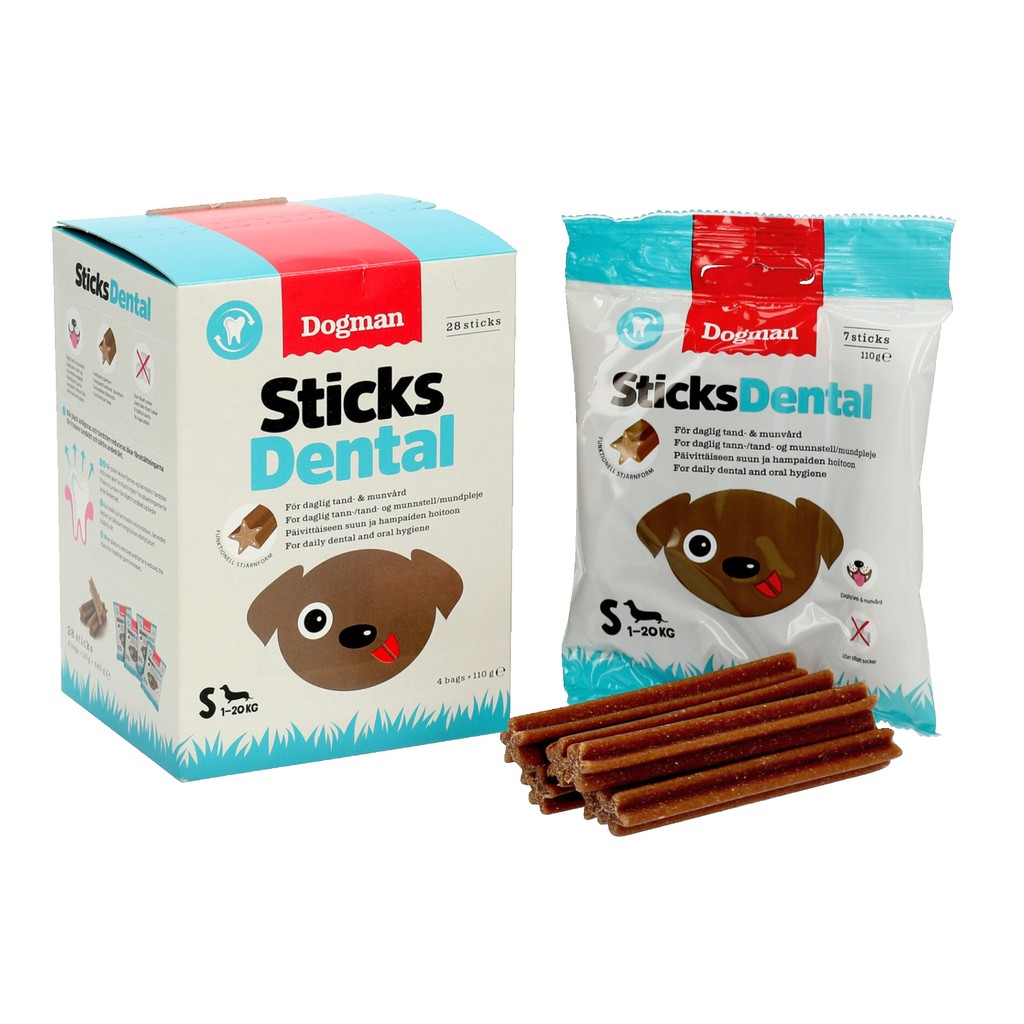Dogman Dental Sticks S 28-pack
