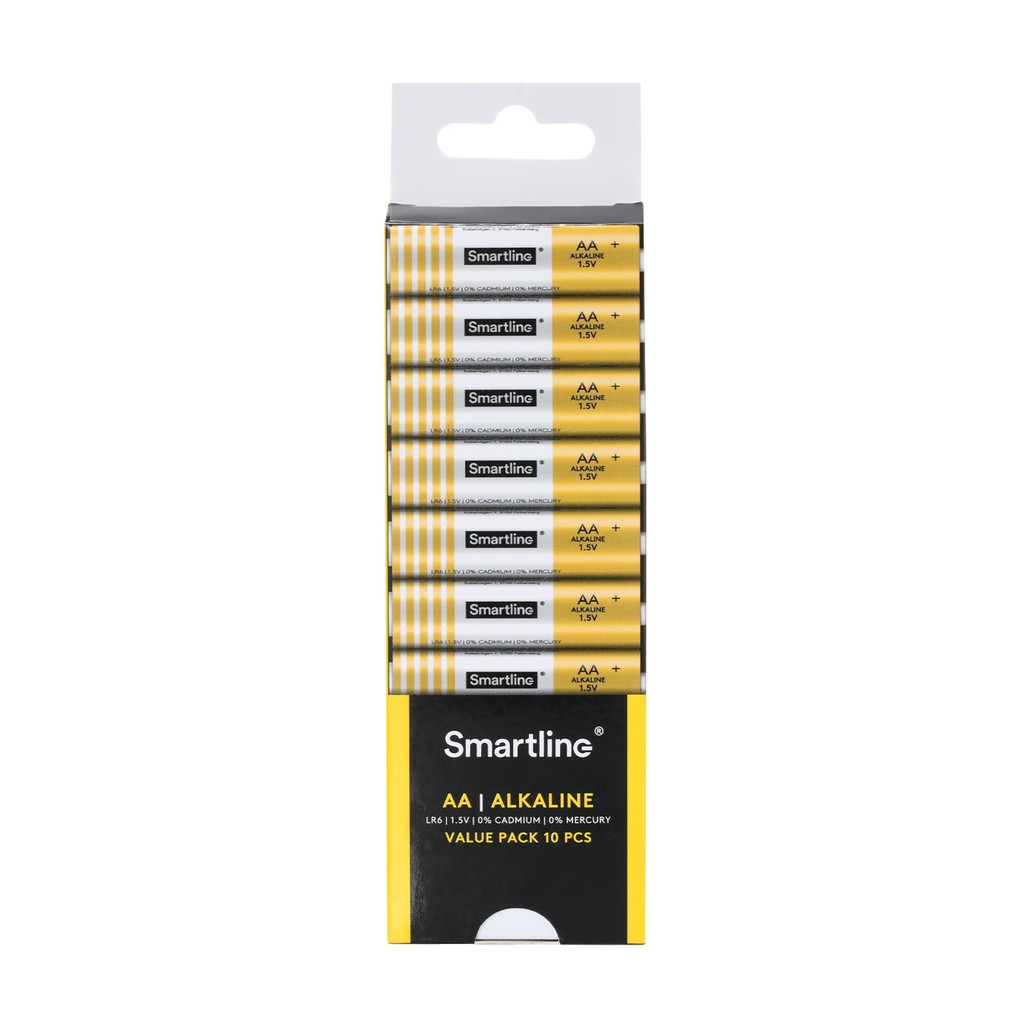 Batterier AA LR6 Smartline 10-pack