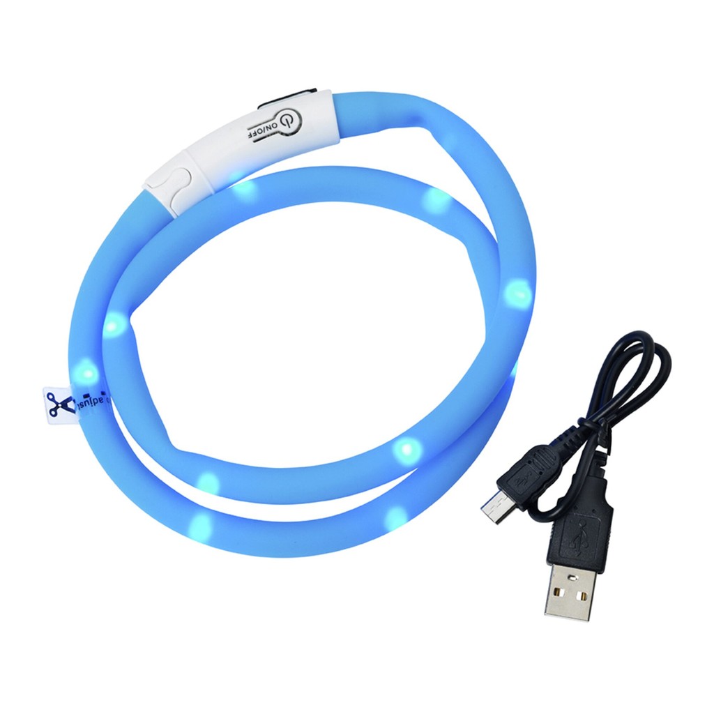 Dogman Blinkhalsband LED